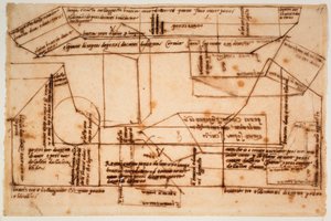 Sketches of Marble Blocks for the Tomb of Julius II by Michelangelo Buonarroti