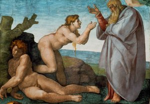 The Creation of Eve (Sistine Chapel ceiling in the Vatican)
