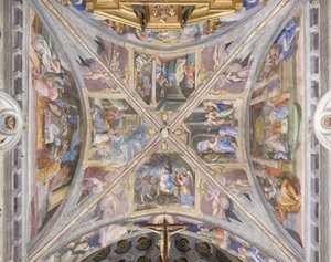 Vault of the Chancel with Scenes from the Virgin Mary