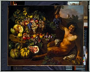 Still Life with a Satyr in a Landscape