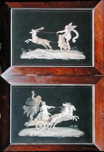 Two of a Set of Six Allegorical Scenes