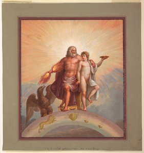 Zeus and Ganymede by Michelangelo Maestri