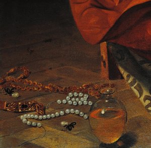 Detail of The Penitent Magdalene