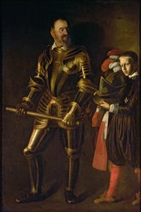 Portrait of Alof de Wignacourt, Grand Master of the Order of Malta from 1601-22 (1547-1622), with his page, c.1608