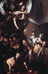 The seven works of misericorde (Sette opere di misericordia) by Michelangelo Merisi da Caravaggio
