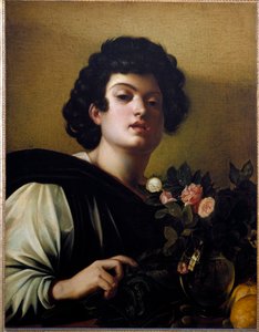 Young Boy in the Vase of Roses
