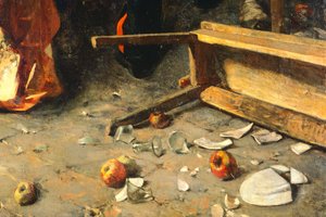 A Game of Trumps or Brawl in Trastevere by Michele Cammarano