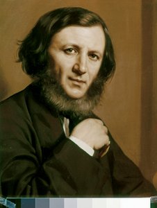 Robert Browning, Portrait (detail)