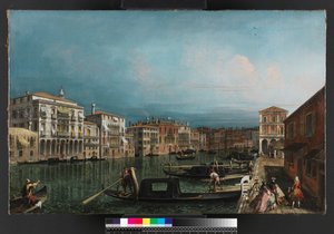 The Grand Canal, Venice, Above the Rialto Bridge