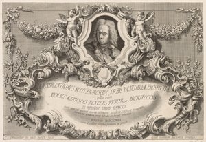 Views of Venice: Frontispiece - Title Page by Michele Marieschi