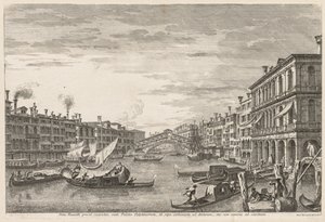 Views of Venice: Rialto, 1741 by Michele Marieschi