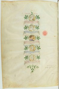 Genealogy of the Visconti by Michelino Molinari da Besozzo