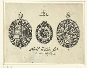 Two Watchcases and a Dial by Michiel Le Blon