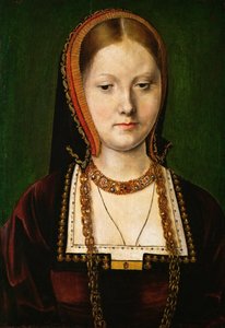 Portrait of Mary Tudor by Michiel Sittow
