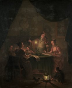 A Musical Party by Candlelight