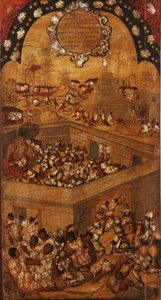 The Conquest of Mexico, Panel VII by Miguel Gonzalez