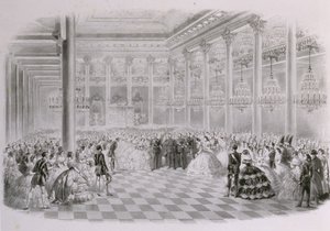 Ball in the Hall of the Russian Assembly of Nobility on the occasion of the coronation of Emperor Alexander