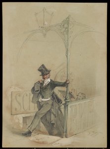 The Absent-minded Reveller by Mihaly von Zichy