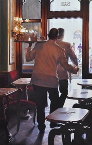 Dancing Waiters, 2019 by Mike Briscoe