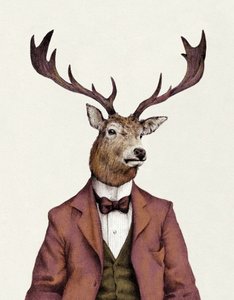 A Deer with Human Attire—Wearing by Mike Koubou