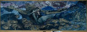 Demon Cast Down, 1902 by Mikhail Aleksandrovich Vrubel