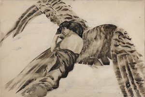 Flying Demon by Mikhail Aleksandrovich Vrubel