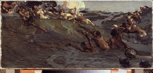 Playing Naiads and Tritons by Mikhail Aleksandrovich Vrubel