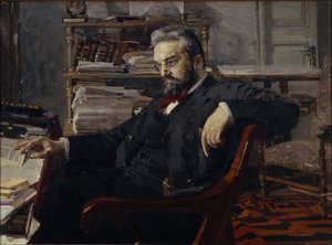 Portrait of Konstantin Dmitryevich Artsybushev 1849-1901, 1897 by Mikhail Aleksandrovich Vrubel