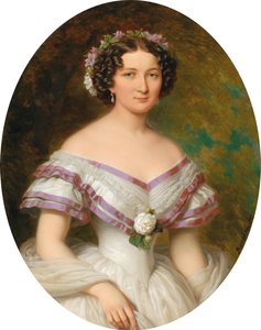 Portrait of Countess Maria Gabriella Josepha Anna Szápáry née Atzél de Borosjenő