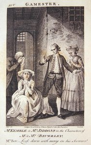 Mr Kemble and Mrs Siddons in the Characters of Mr and Mrs Beverley, Frontispiece to 