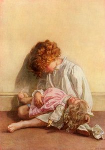 Instructing Her Dolly in the Art of Going Off Nicely to By-byes by Millicent Etheldreda Gray