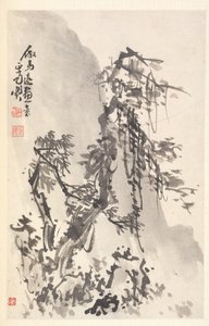 Landscape in the Manner of Ma Yuan, 1788 by Min Zhen
