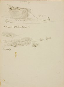 Fishing Boat/Seagrass, St. Valery by Miner Kilbourne Kellogg