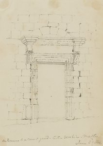 Malta, Entrance to a Courtyard at Citta Vecchia by Miner Kilbourne Kellogg