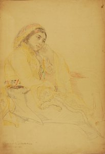 Turkish Lady of Constantinople by Miner Kilbourne Kellogg