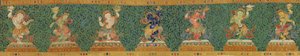 (detail) Imperial Embroidered Silk Thangka by Ming Dynasty Chinese School