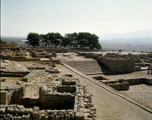 View of the Ruins of Phaistos
