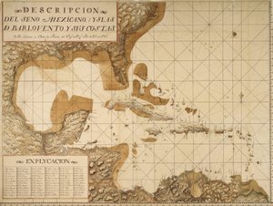 Chart of the Gulf of Mexico and Caribbean Islands by Miol Polo