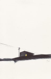 Solitary Evening Light by Mirjam Schrei