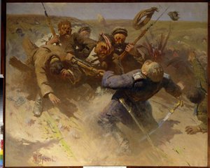 A Counterattack at Tsaritsyn on 1919