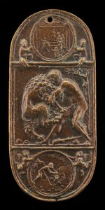 Hercules and the Nemean Lion by Moderno