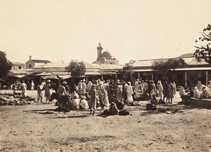 Building an Empire in the Fascist age: market square in Cheren, 09/05/1936 by Modestino Baldinetti