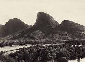 Building an Empire in the Fascist age: mountain chain in the form of a human profile, 09/05/1936