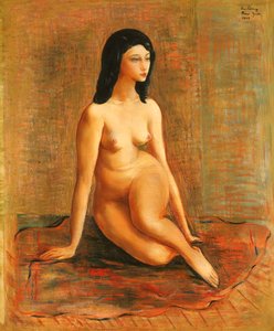 Nude Sitting