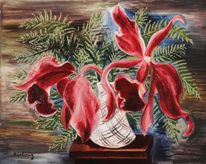 Orchids by Moise Kisling