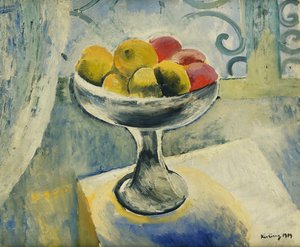 Still Life with Apples by Moise Kisling