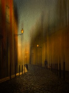 Mysterious Night Alley