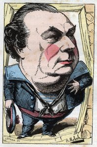 Portrait of Francois Dumaine (1831-1893), French comedian by Moloch