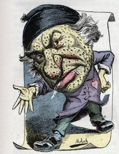 Portrait of Louis Veuillot, French journalist and writer by Moloch