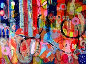Vibrant Abstract Expression
